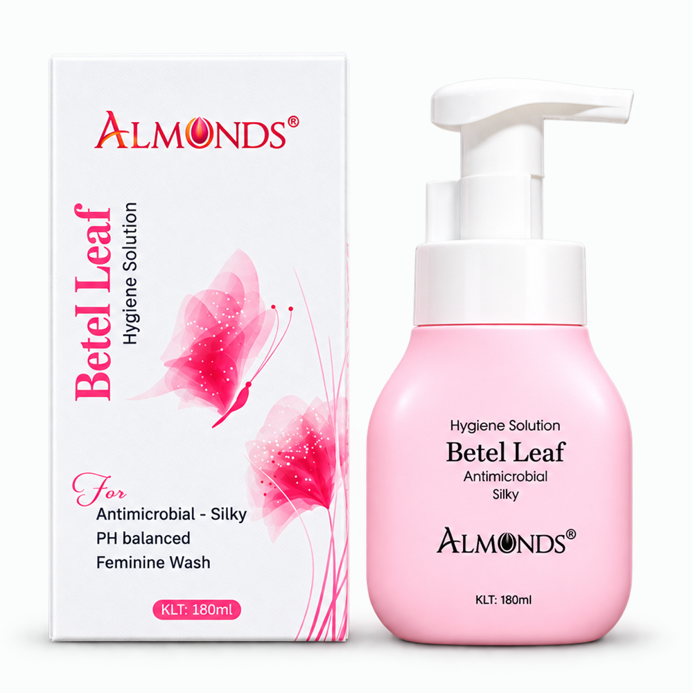 Dung Dịch Vệ Sinh Phụ Nữ Lá Trầu Almonds Chính Hãng9