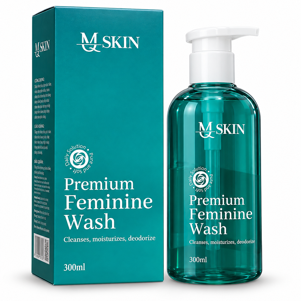 Dung Dịch Vệ Sinh Phụ Nữ MQ Skin Premium Feminine Wash 300ml – Chăm Sóc Dịu Nhẹ Mỗi Ngày