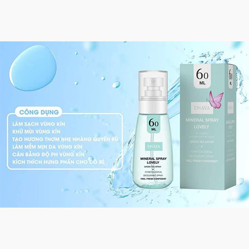 Xịt-Khoáng-Dung-Dịch-Vệ-Sinh-Phụ-Nữn-Màu-Xanh-Minaral-Spray-Lovely-peppermint-spray-ONAYA9