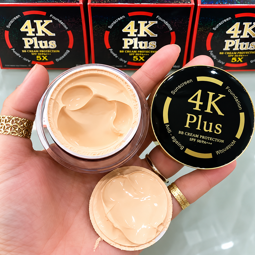 Kem 4K Plus Dưỡng Trắng Chống Lão Hóa 5X BB Cream – Nâng Tone, Che Khuyết Điểm Và Chống Nắng5