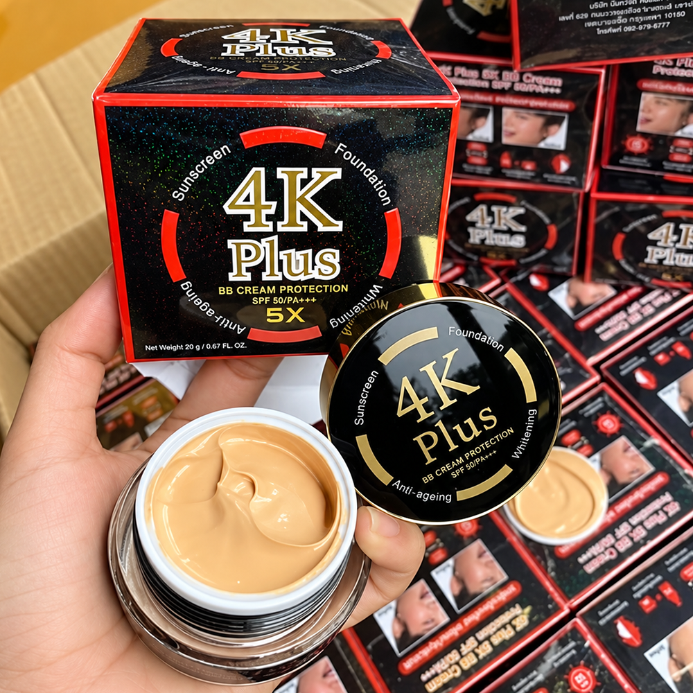 Kem 4K Plus Dưỡng Trắng Chống Lão Hóa 5X BB Cream – Nâng Tone, Che Khuyết Điểm Và Chống Nắng7