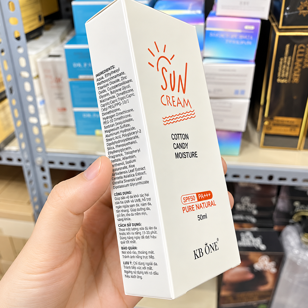 Kem chống nắng Sun Cream KB One – Bảo vệ và chăm sóc làn da mỗi ngày2