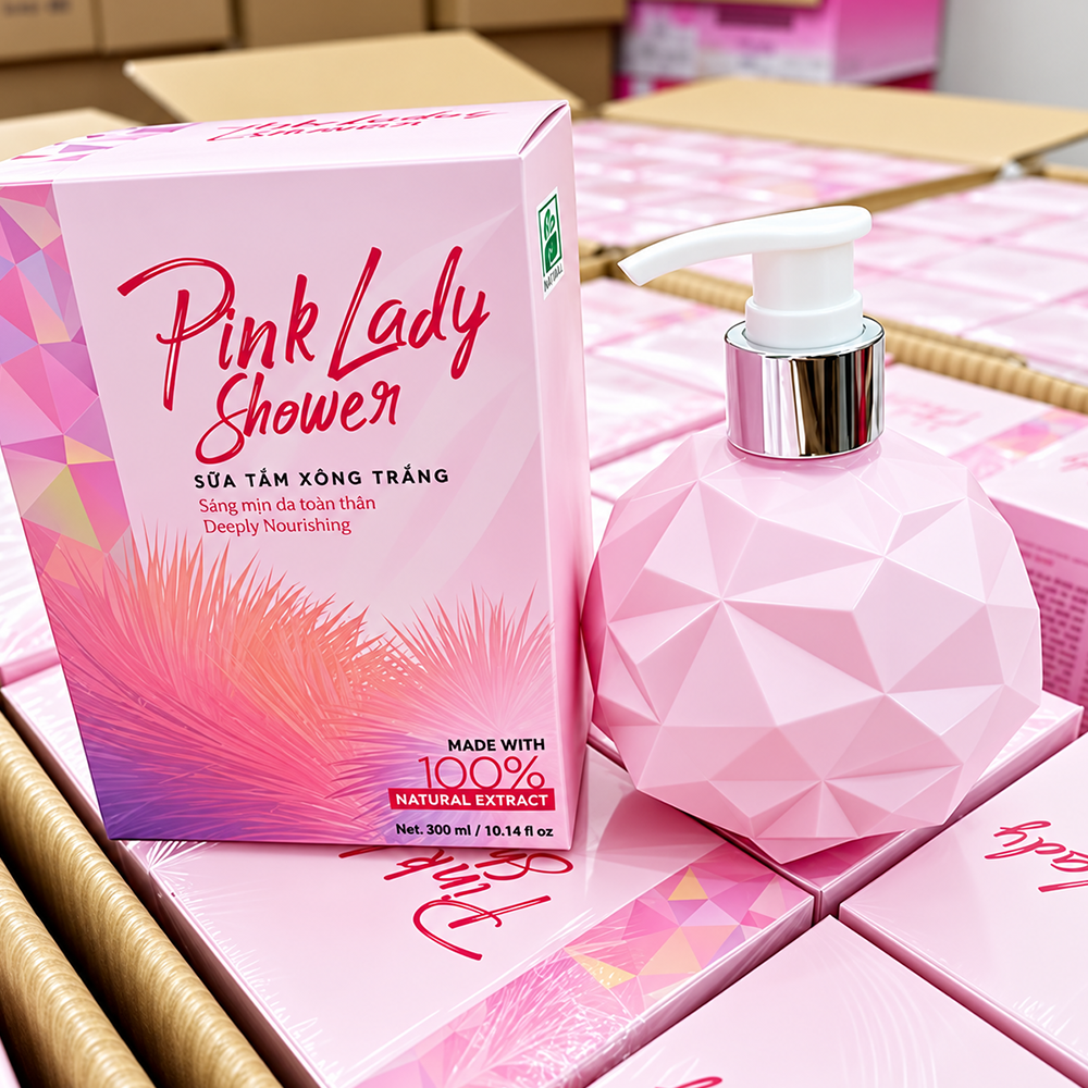 Sữa Tắm Xông Trắng Pink Lady Shower Shopmypham2471