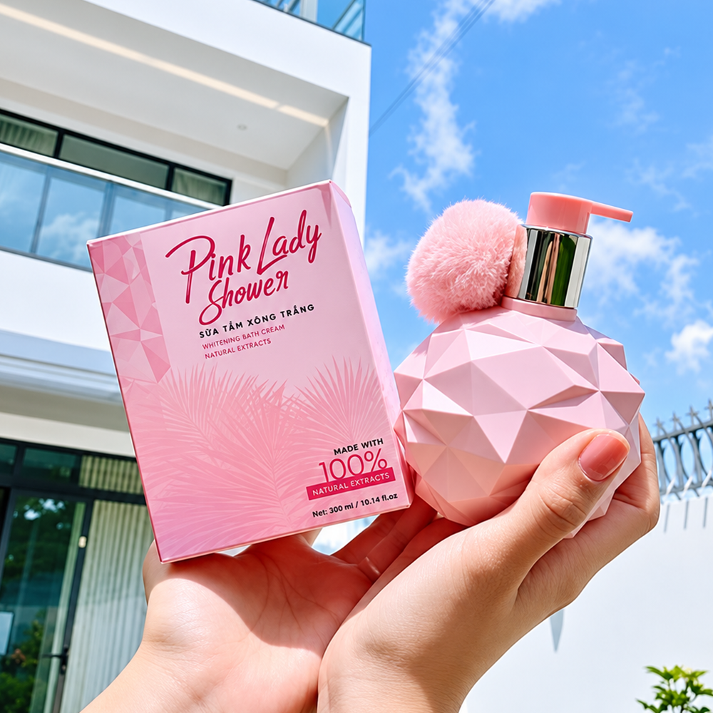 Sữa Tắm Xông Trắng Pink Lady Shower Shopmypham2475