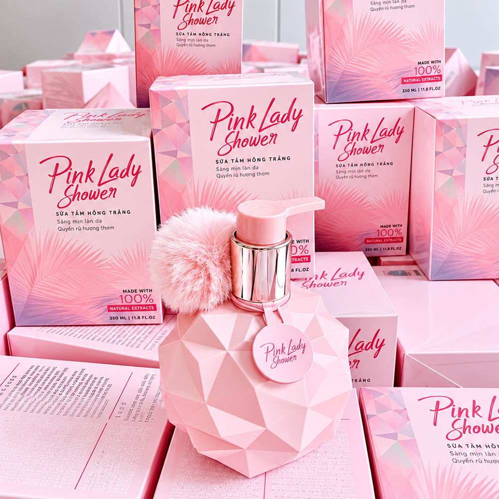 Sữa Tắm Xông Trắng Pink Lady Shower Shopmypham2476h
