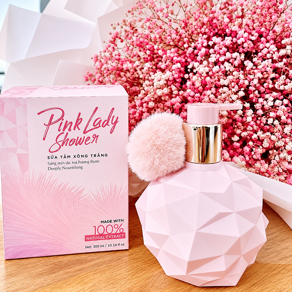 Sữa Tắm Xông Trắng Pink Lady Shower Shopmypham2477