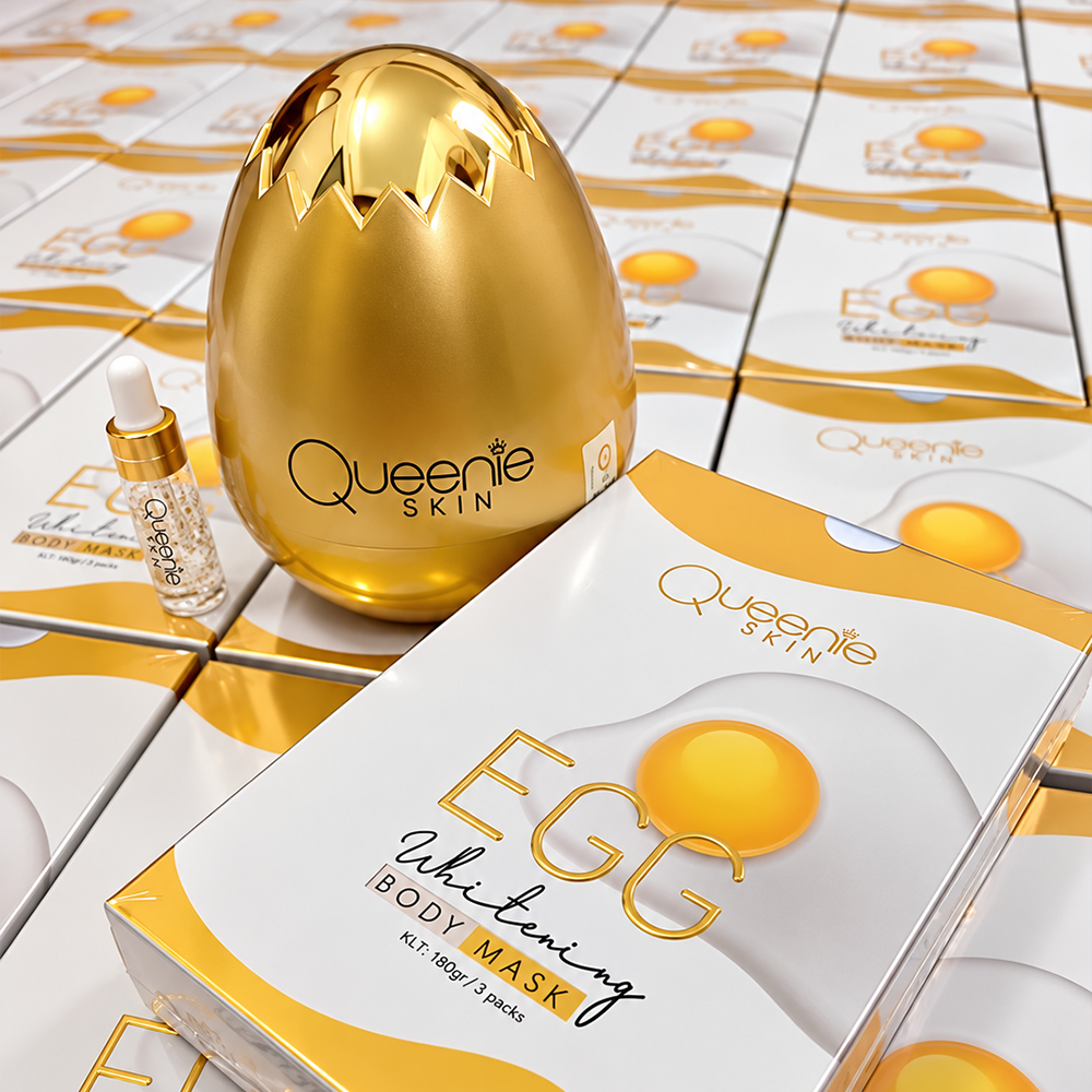 Tắm Trắng Trứng Gà Queenie Skin Chính Hãng Shopmypham247 – Dưỡng Da Mềm Mịn, Sáng Đều Màu5