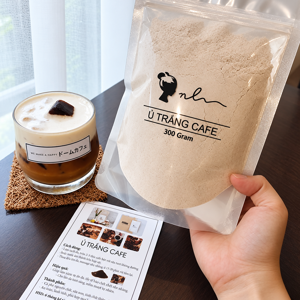 Ủ Trắng Da Cafe 100% Từ Thiên Nhiên Hàng Chính Hãng – Chăm Sóc Da Body Mịn Màng, Tươi Sáng6