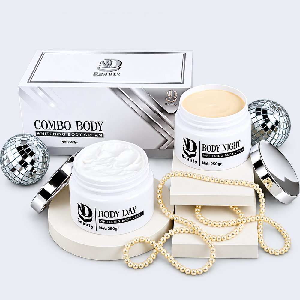 Combo 2 Hủ Kem Body Dưỡng Trắng Da Ngày Đêm MD Beauty9