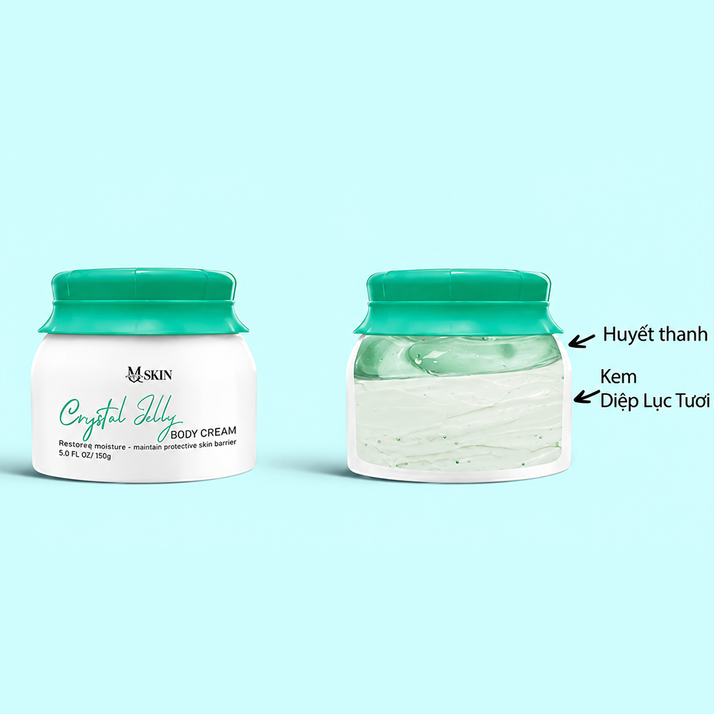 Kem Body Dưỡng Da Huyết Thanh Diệp Lục MQ SKIN2