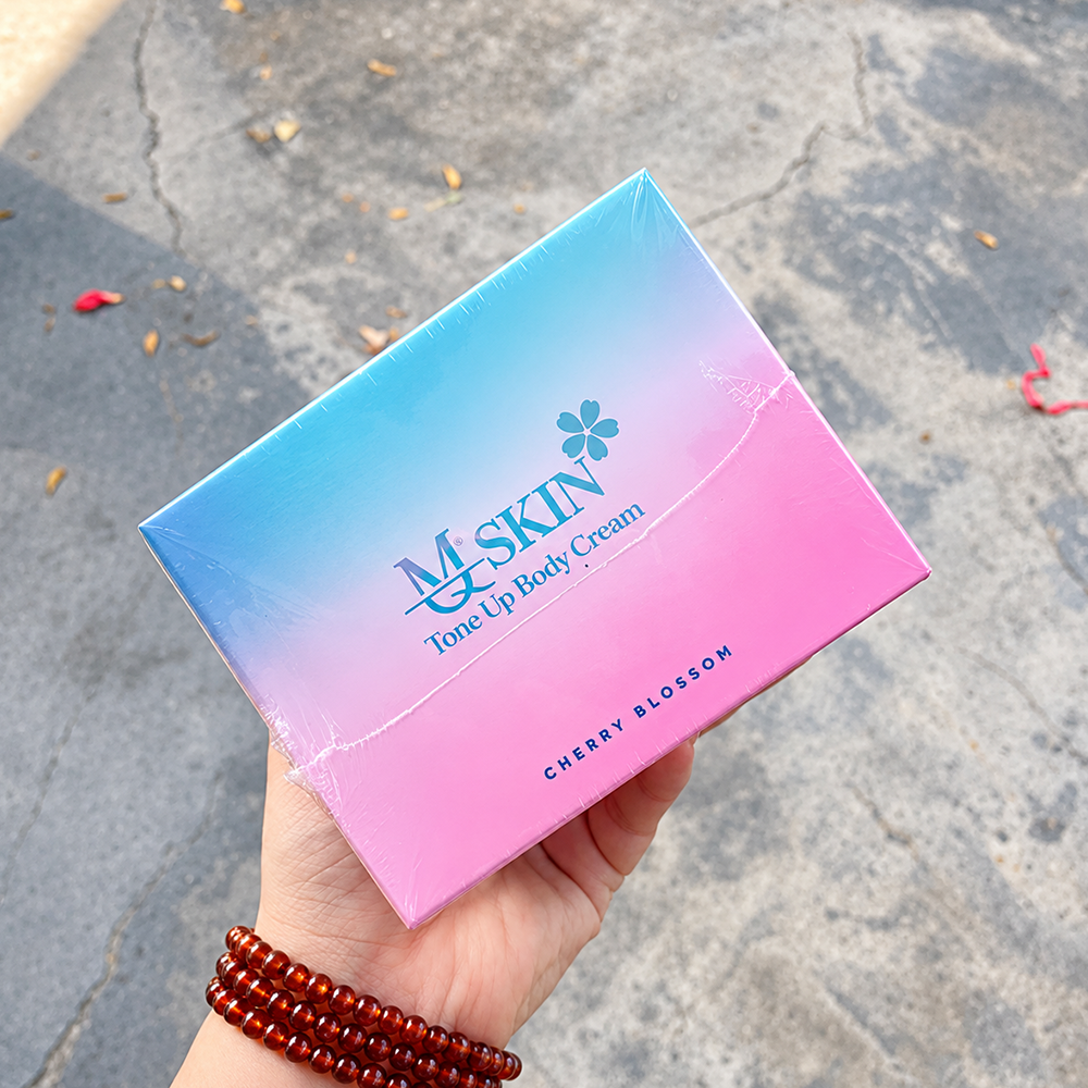 Kem Body Hoa Anh Đào Tone Up Body Cream MQ Skin Chính Hãng5