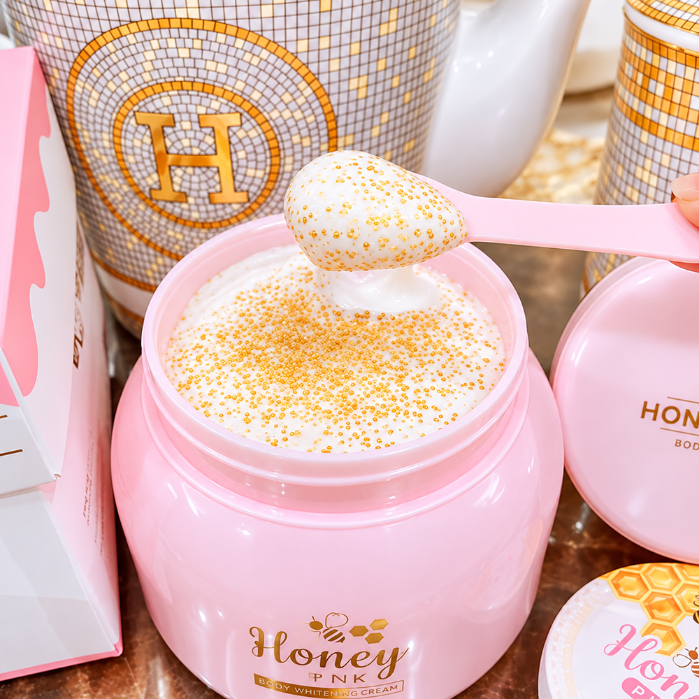 Kem Body Honey Pink Chính Hãng - Sợi Mật Ong Dát Vàng 24K Dưỡng Da Mềm Mịn, Sáng Khỏe3