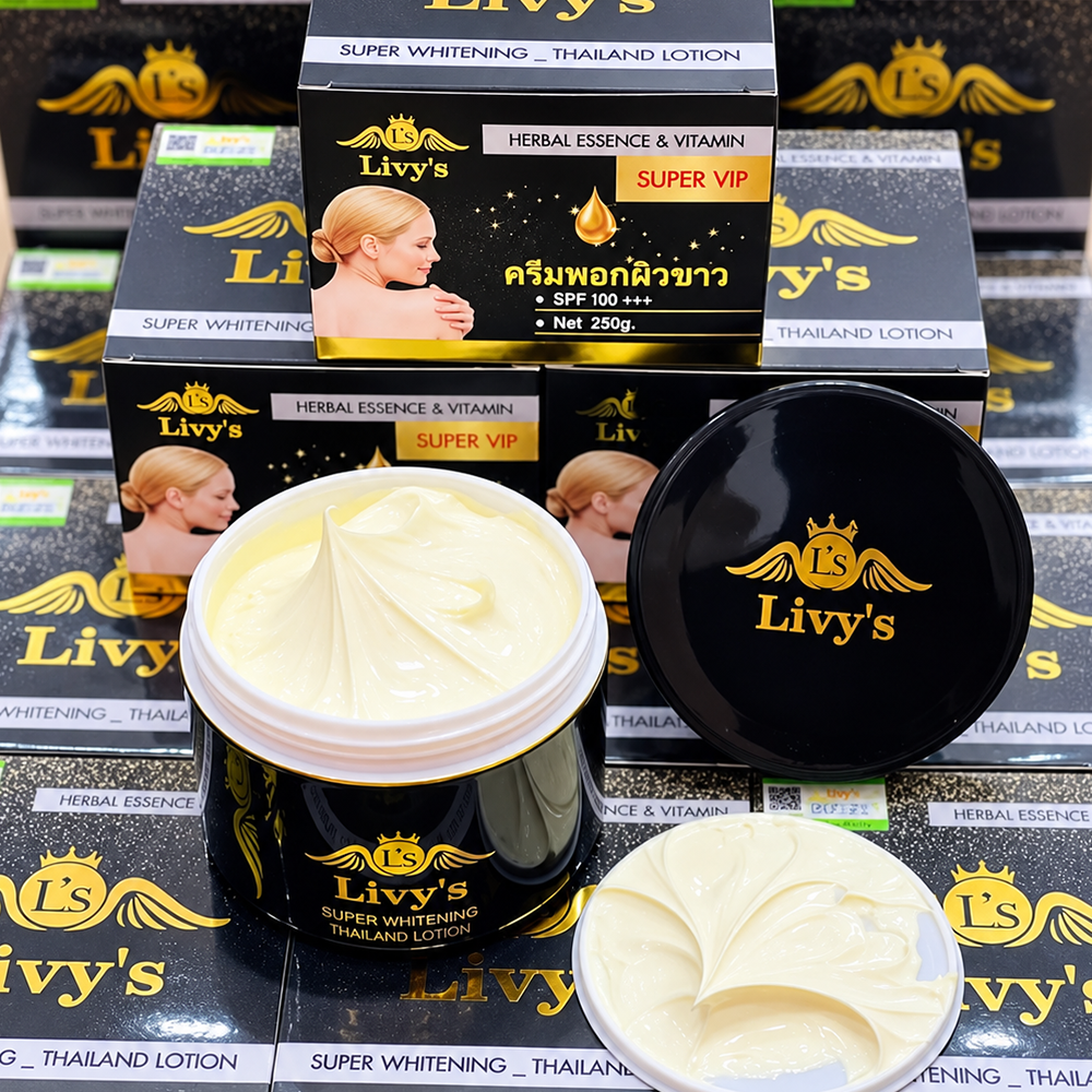 Kem Body LIVY’S Hộp Đen Hàng Thái Lan Chính Hãng – Dưỡng Da Mềm Mịn, Sáng Đều Màu4