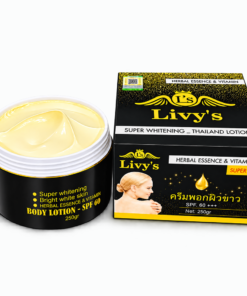 Kem Body LIVY’S Hộp Đen Hàng Thái Lan Chính Hãng – Dưỡng Da Mềm Mịn, Sáng Đều Màu76h