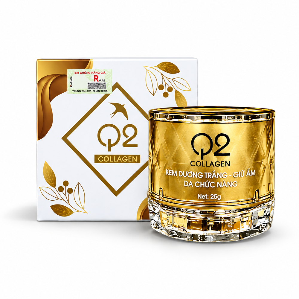 Kem Face Dưỡng Da Q2 Collagen Vip Màu Vàng Chính Hãng – Dưỡng Sáng, Cấp Ẩm Và Chăm Sóc Da Thâm Sạmhgf