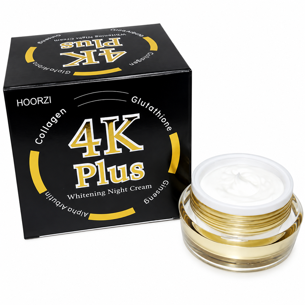 Kem Face Dưỡng Trắng Da Ban Đêm 4K Plus 5x Màu Đen Chính Hãng Thái Lan