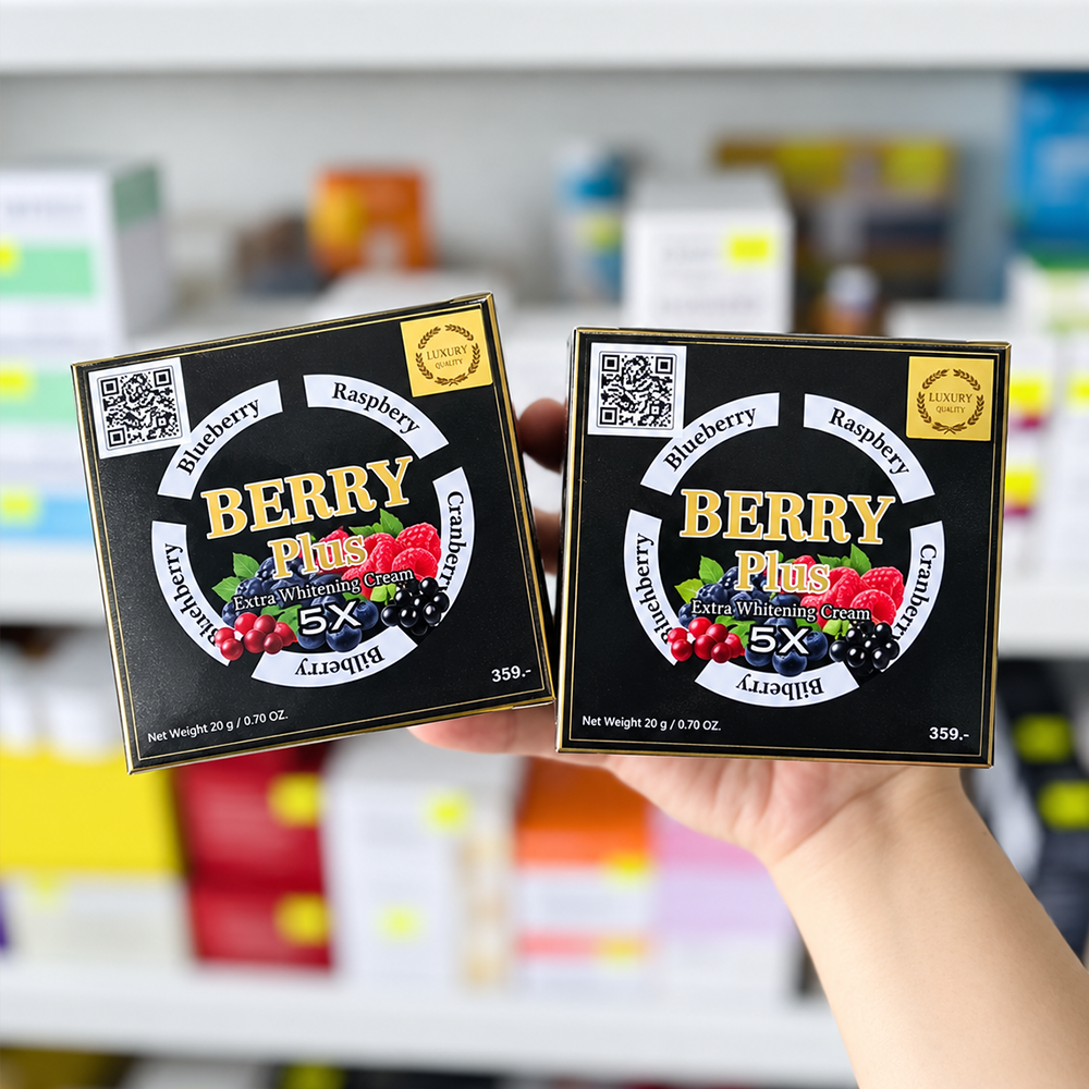 Kem Face Trị Nám Dưỡng Trắng Da Berry Plus Extra Whitening Cream2