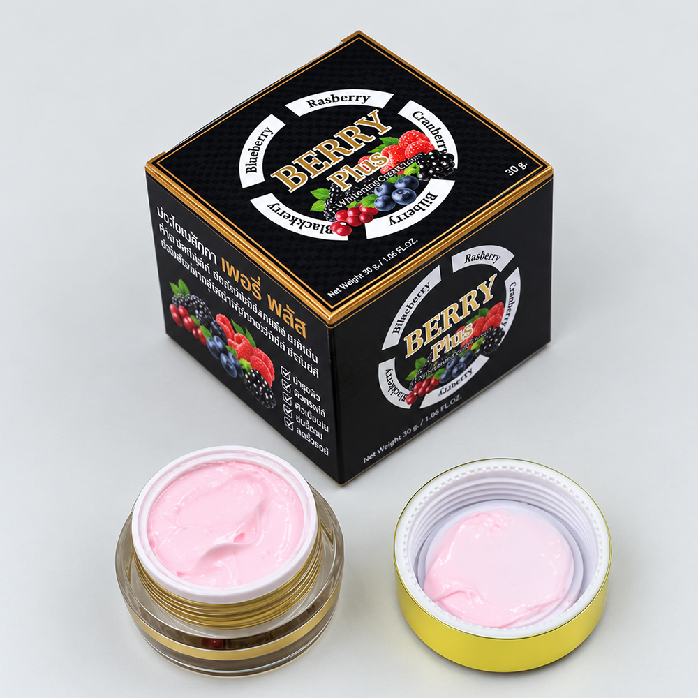 Kem Face Trị Nám Dưỡng Trắng Da Berry Plus Extra Whitening Cream3