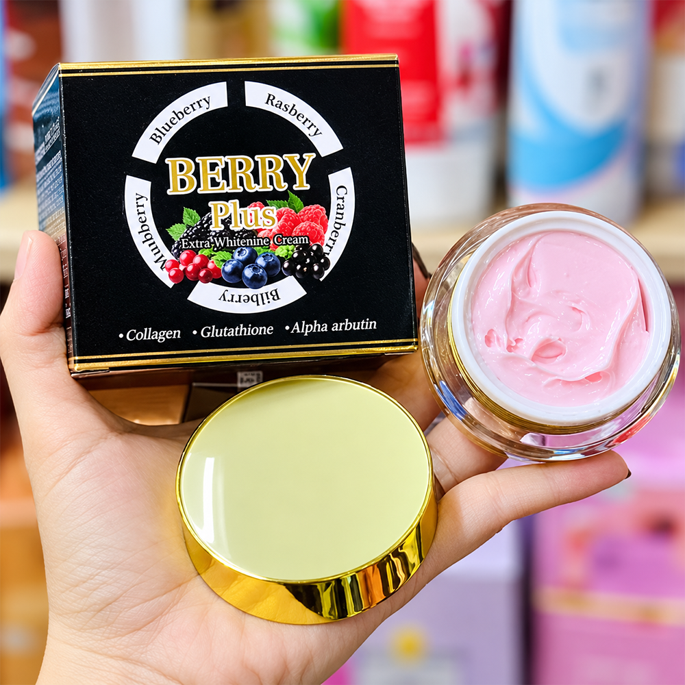 Kem Face Trị Nám Dưỡng Trắng Da Berry Plus Extra Whitening Cream4