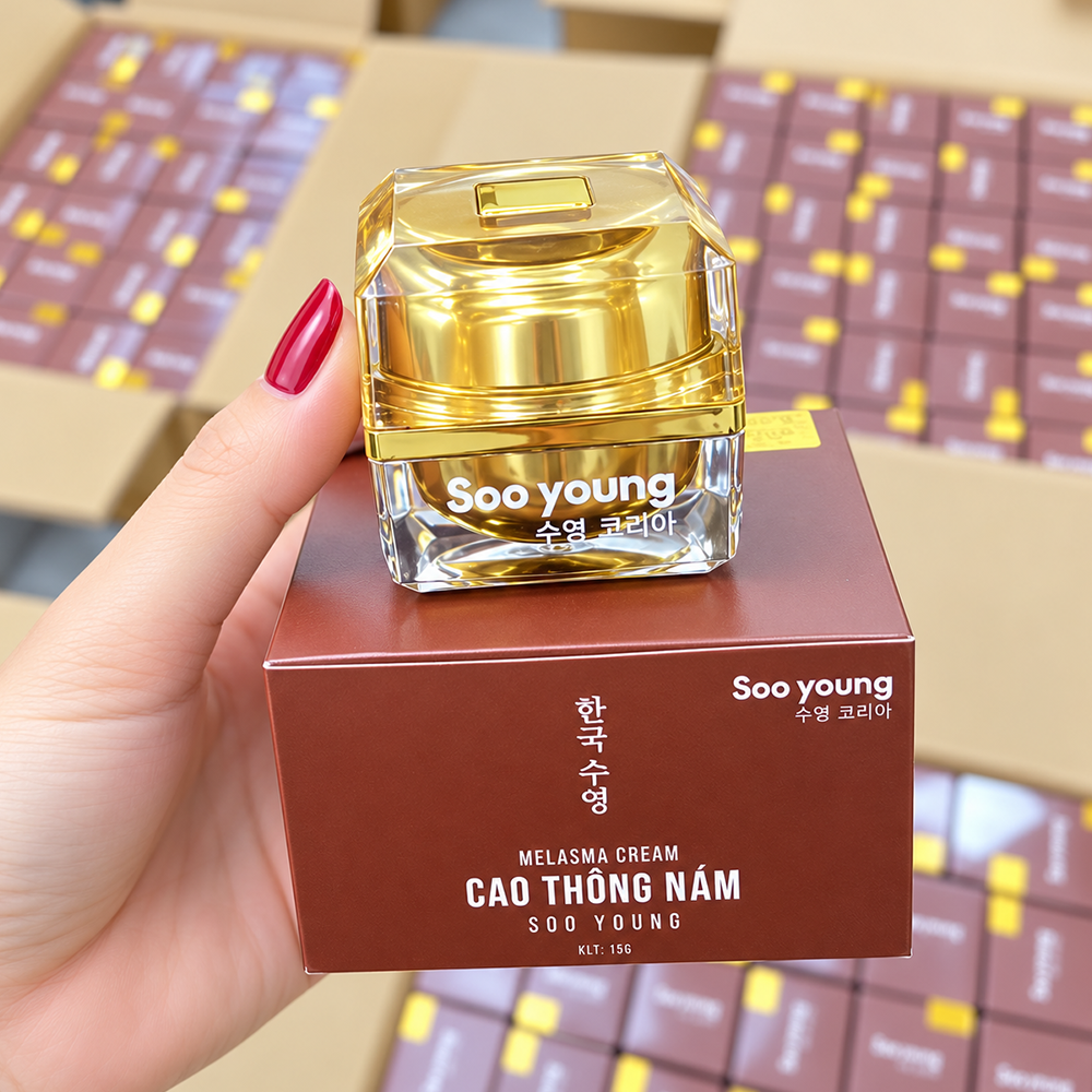 Cao Thông Nám Soo Young, Kem Face Thông Nám Dưỡng Da6