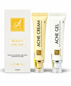Combo Trị Mụn Beauty One Day Chính Hãng A Cosmetics – Chăm Sóc Da Mụn, Hỗ Trợ Giảm Thâm
