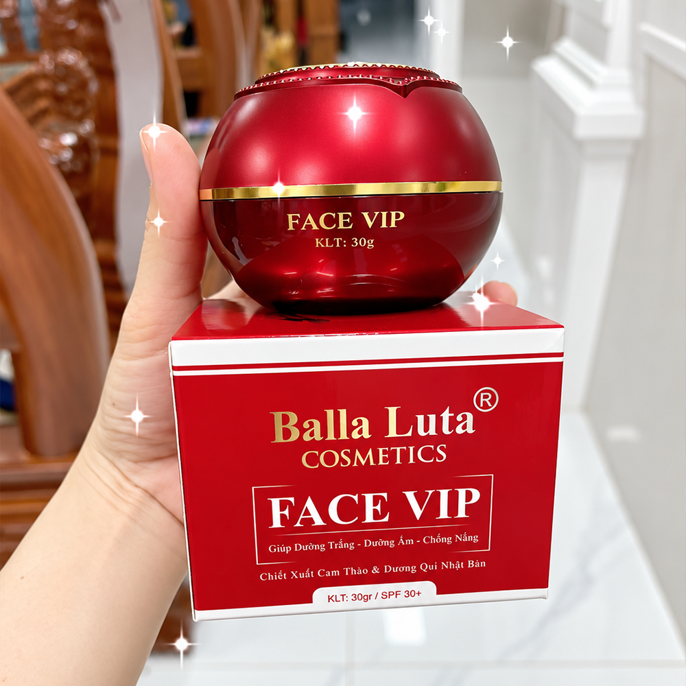 Kem Face Vip Đỏ Balla Luta, Giảm Thâm Nám, Tàn Nhang Căng Bóng Da1