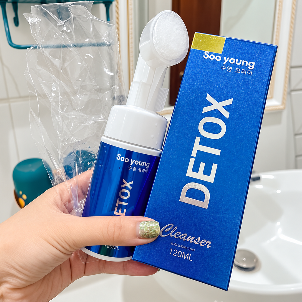 Sữa Rửa Mặt Detox Cleanser Soo Young Chính Hãng – Làm Sạch Da, Hỗ Trợ Loại Bỏ Bụi Bẩn Và Dầu Thừa1