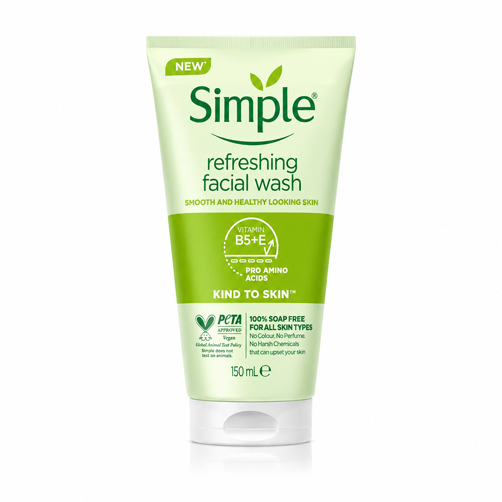 Sữa Rửa Mặt Simple Dạng Gel Kind To Skin Refreshing Facial Wash Gel 150ml8