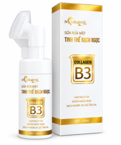 Sữa Rửa Mặt Tinh Thể Bạc Bạch Ngọc N Collagen – Làm Sạch Da, Hỗ Trợ Dưỡng Ẩm Và Chăm Sóc Da Mềm Mịn7