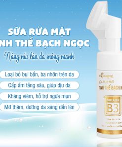 Sữa Rửa Mặt Tinh Thể Bạc Bạch Ngọc N collagen
