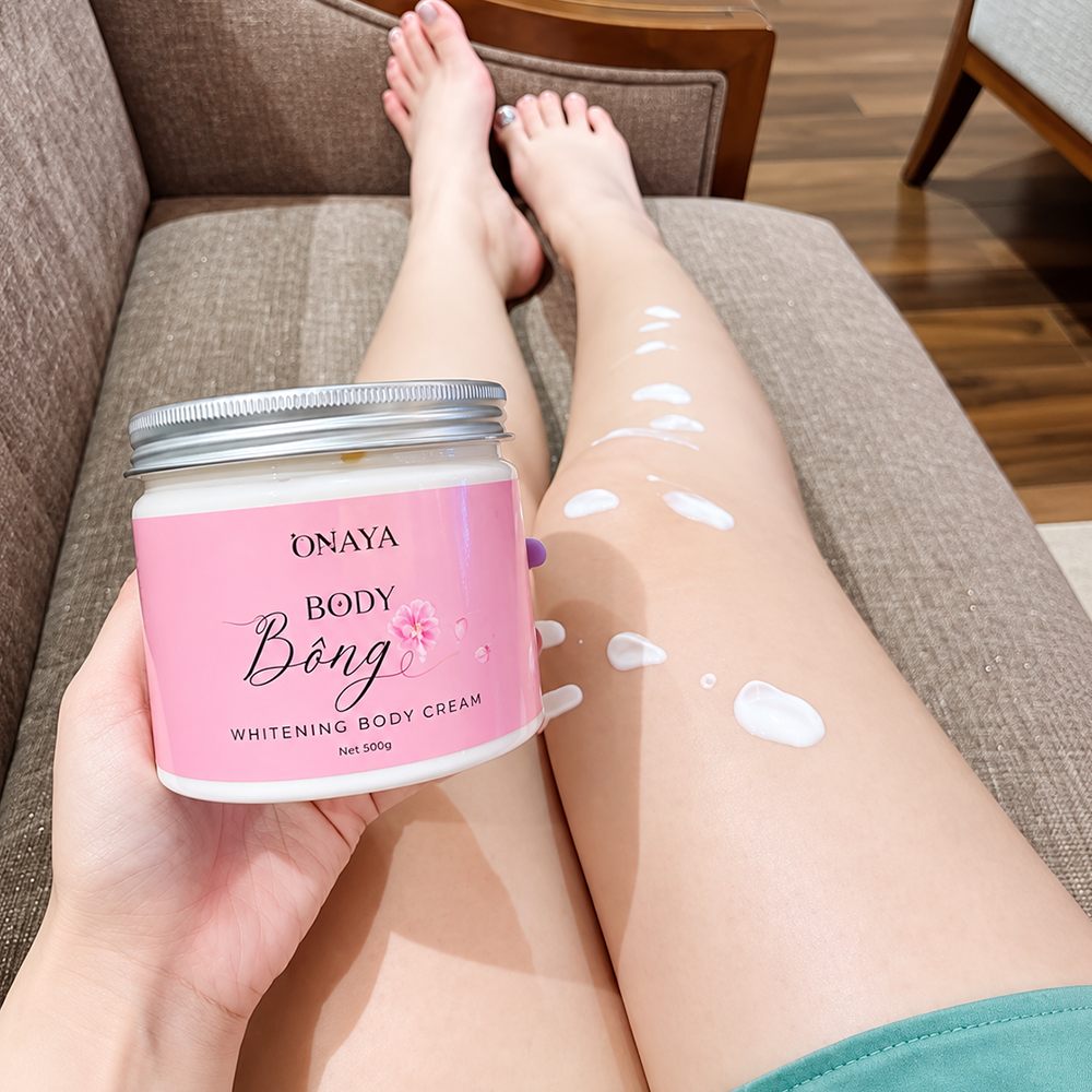 Kem Body Bông Onaya 400g Chính Hãng - Khắc Tinh Của Làn Da Chai Lỳ Ngăm Đen6