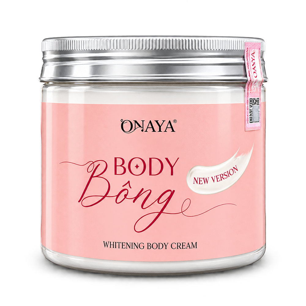 Kem Body Bông Onaya 400g Chính Hãng - Khắc Tinh Của Làn Da Chai Lỳ Ngăm Đen9