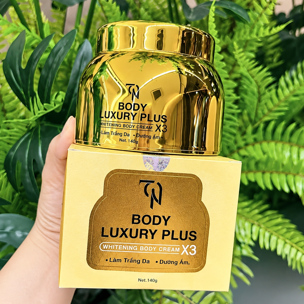 Kem Body Collagen X3 Luxury Plus 140g Mới – Trắng Bật Tông, Kháng Nước Tối Ưu