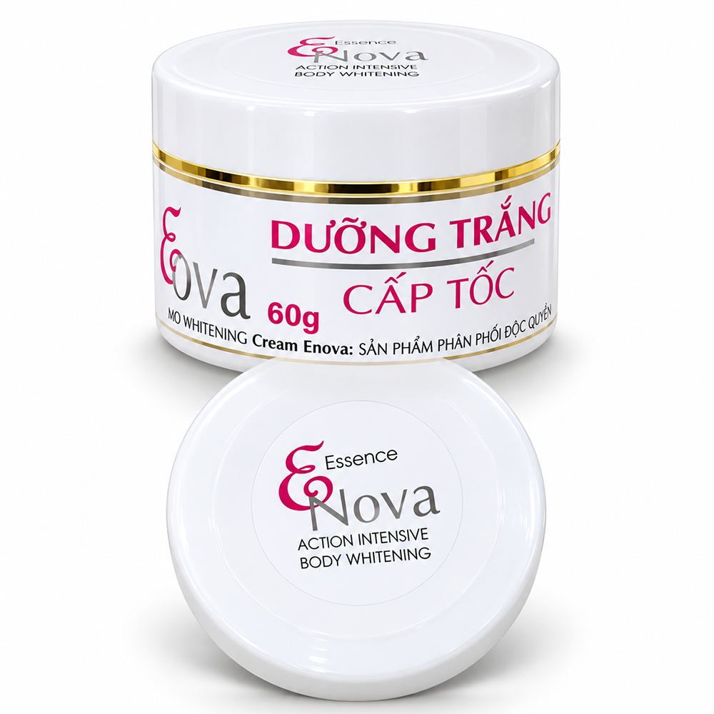 Kem Body Enova 60g, Bí Quyết Dưỡng Trắng Cấp Tốc, Bật Tone Tự Nhiên7