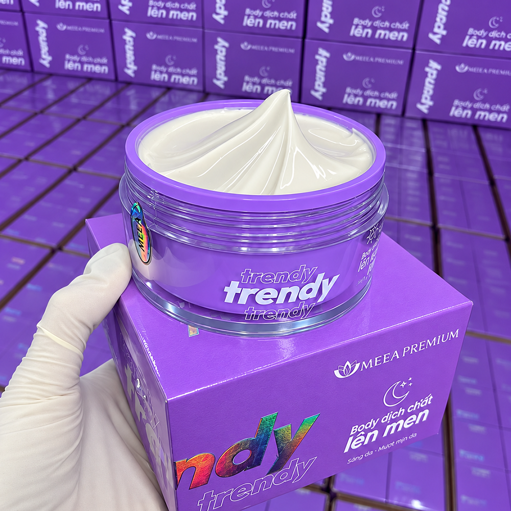 Kem Body Trendy Meea Origin Dịch Chiết Lên Men 250g - Tặng Ủ Bơ Meea5