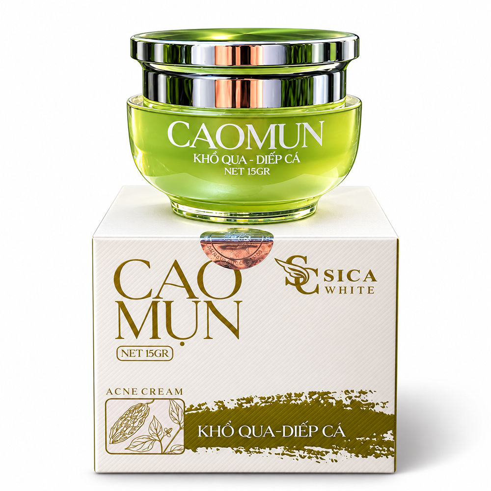 Kem Face Cao Mụn Khổ Qua Diếp Cá Sica White - Bí Quyết Sạch Mụn Mờ Thâm11