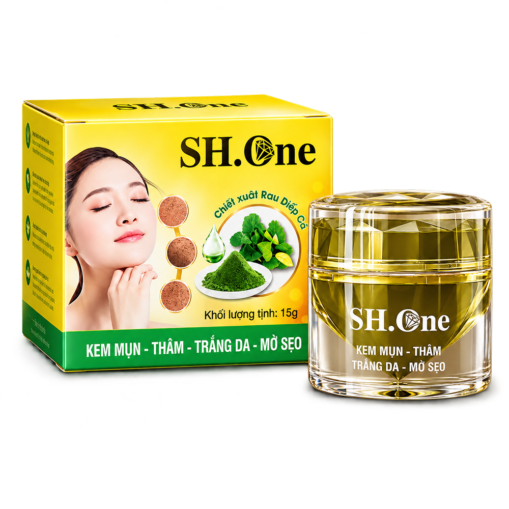 Kem Giảm Mụn Thâm SH One Rau Diếp Cá - Nuôi Da Mịn Màng Không Bết Rít1