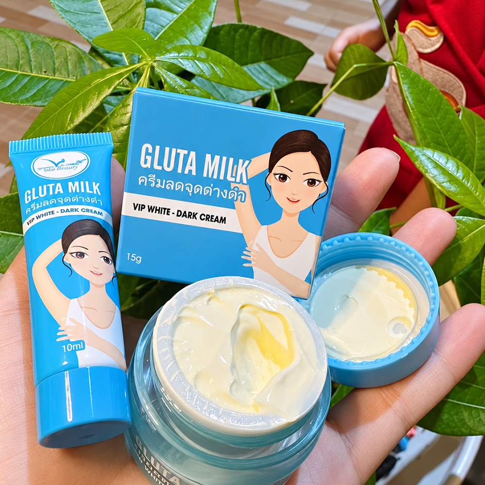 Kem Thâm Nách Gluta Milk Vip White - Khắc Tinh Của Vùng Da Cánh Gà, Xỉn Màu