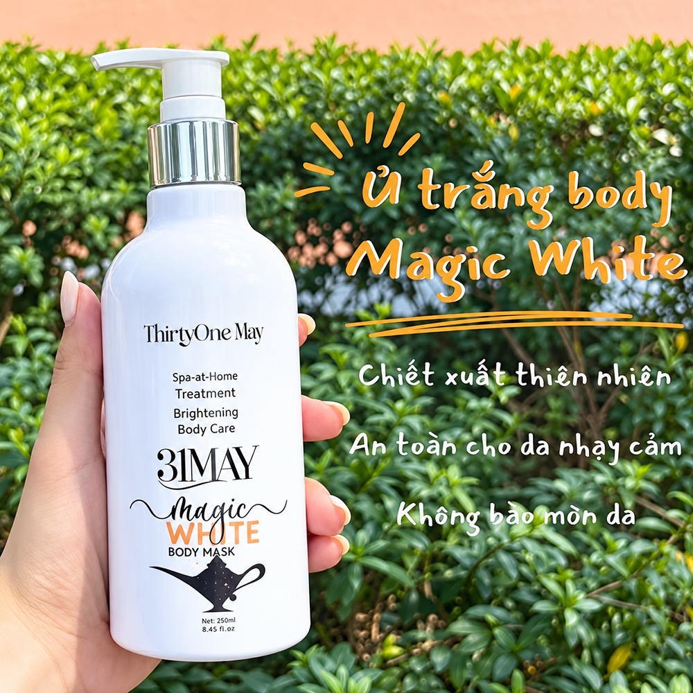 Kem Ủ Trắng Body 31 May 250ml - Khắc Tinh Của Da Ngăm Đen, Chai Lỳ Khó Bật Tông2