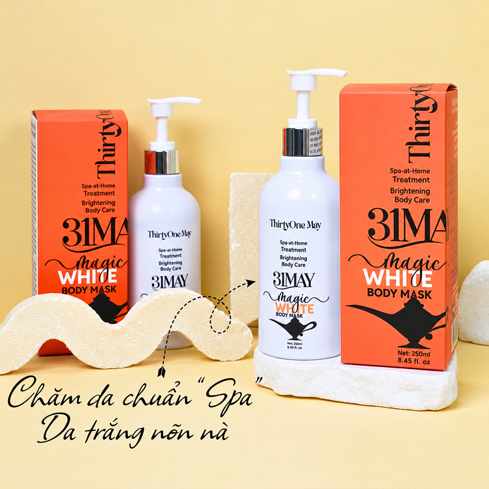 Kem Ủ Trắng Body 31 May 250ml - Khắc Tinh Của Da Ngăm Đen, Chai Lỳ Khó Bật Tông5