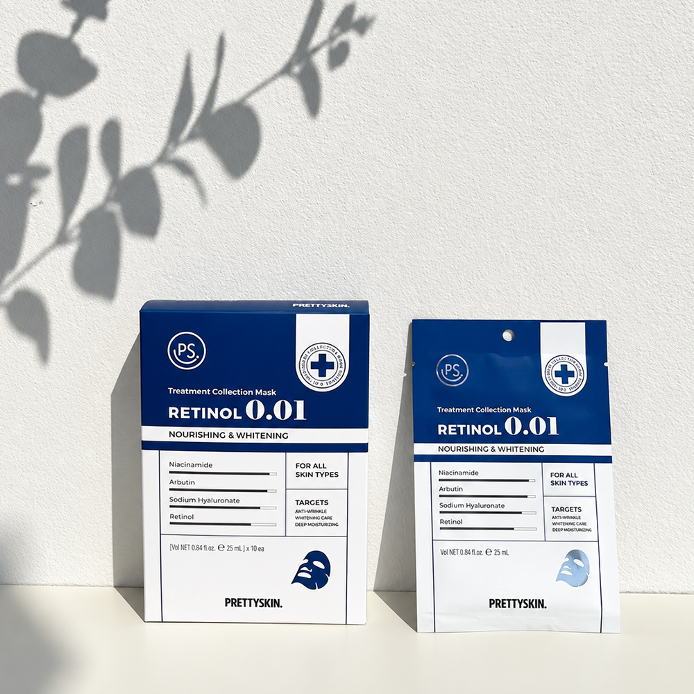 Mặt Nạ Prettyskin Retinol 0.01 Màu Xanh Đậm - Khắc Tinh Của Da Lão Hóa, Sạm Nám4