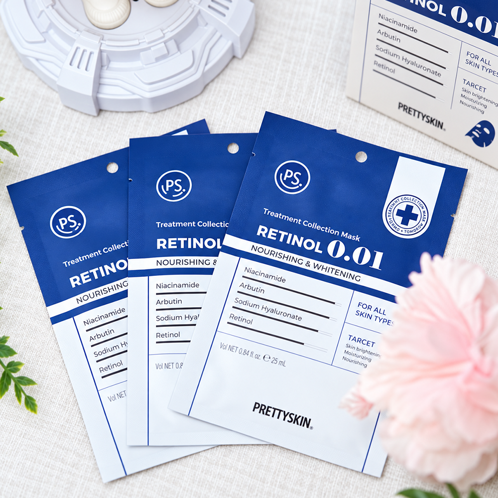 Mặt Nạ Prettyskin Retinol 0.01 Màu Xanh Đậm - Khắc Tinh Của Da Lão Hóa, Sạm Nám6