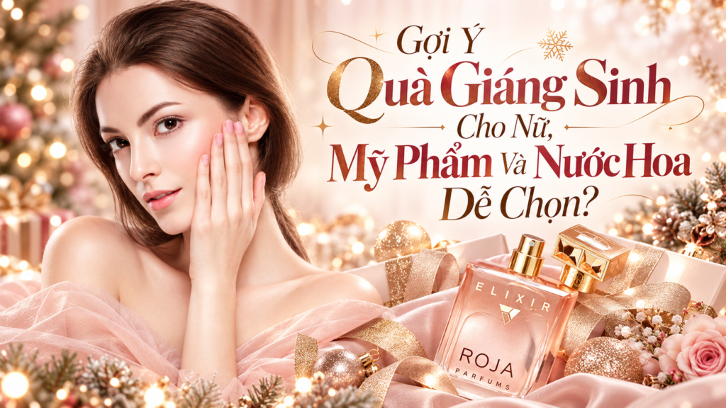 Gợi Ý Quà Giáng Sinh Cho Nữ, Mỹ Phẩm Và Nước Hoa Dễ Chọn