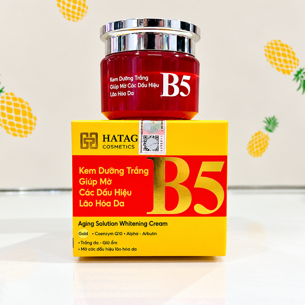 Kem Dưỡng Sáng Da B5 Hatagold Màu Đỏ, Bí Quyết Mờ Thâm Sạm4