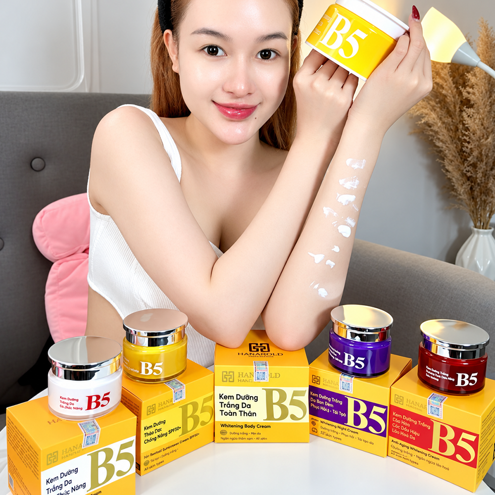 Kem Dưỡng Sáng Da B5 Hatagold Màu Đỏ, Bí Quyết Mờ Thâm Sạm5