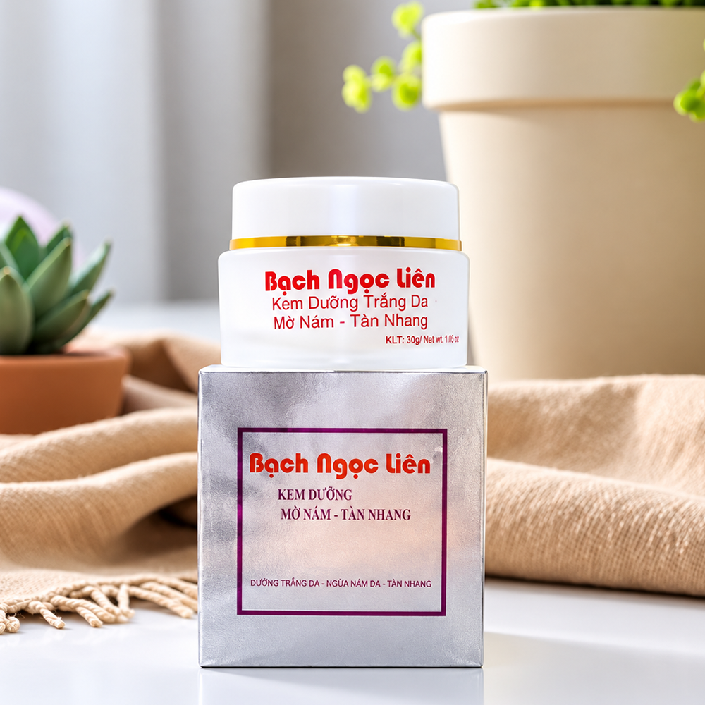 Kem Face Bạch Ngọc Liên 20g – Dưỡng Trắng, Hỗ Trợ Mờ Nám3