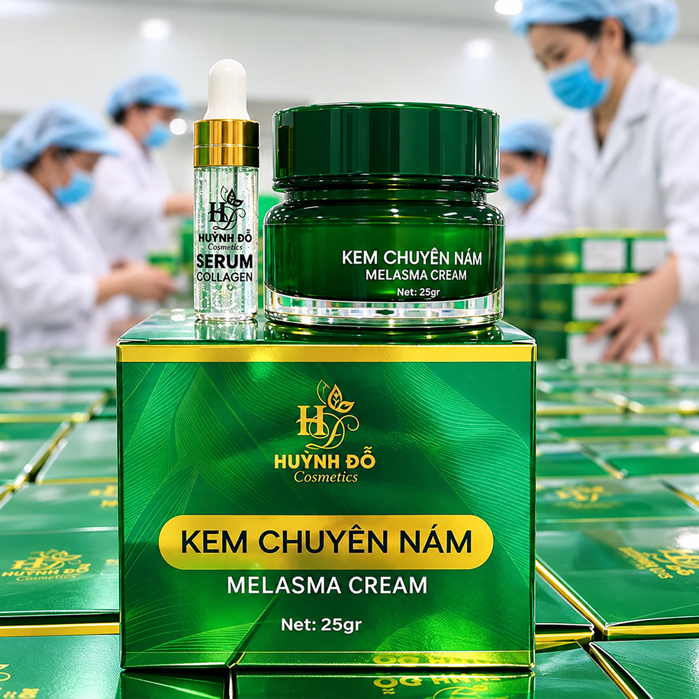 Kem Face Chuyên Nám Huỳnh Đỗ – Hỗ Trợ Mờ Nám, Sáng Da1