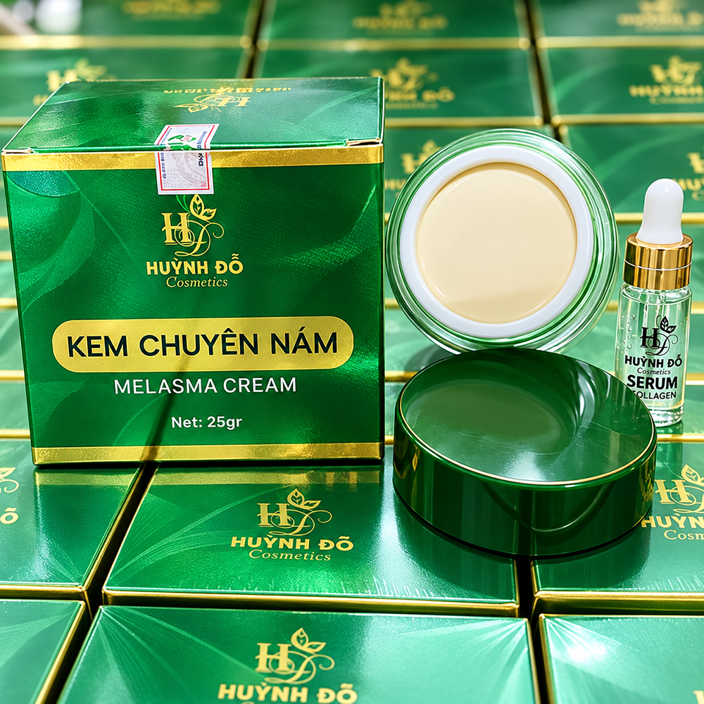 Kem Face Chuyên Nám Huỳnh Đỗ – Hỗ Trợ Mờ Nám, Sáng Da6