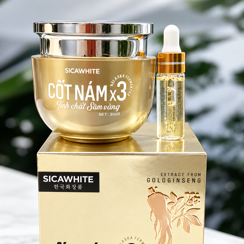 Kem Face Cốt Nám X3 Sica White 30gr – Dưỡng Sáng, Mịn Da2