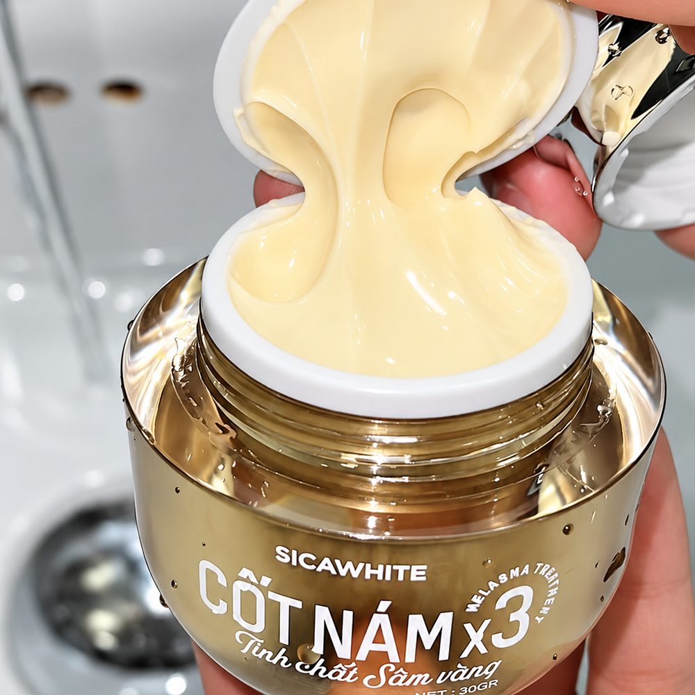 Kem Face Cốt Nám X3 Sica White 30gr – Dưỡng Sáng, Mịn Da3